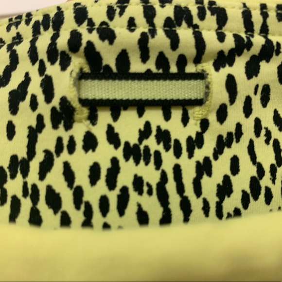 SOLD💛BNWOT ⭐️ LULULEMON PACE RIVAL SKIRT/SKORT LIME/YELLOW/GRAY DOTS-SIZE 6 REG - Picture 4 of 12